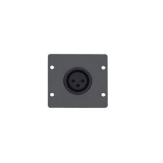 WA-1XLF (B) Wall Plate Insert - XLR (F) - Black